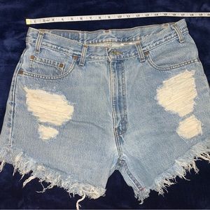 Levi’s shorts light washed 36W and 32L